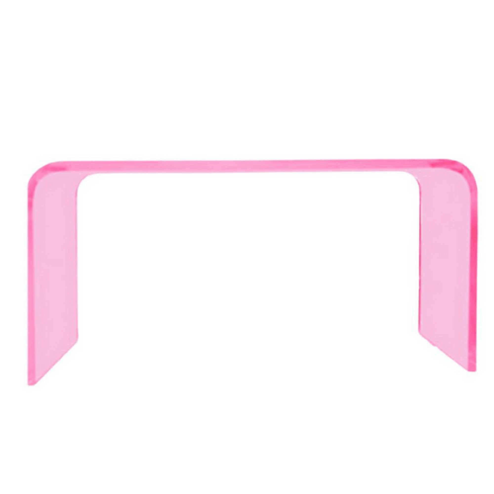 Pink acrylic desk discount